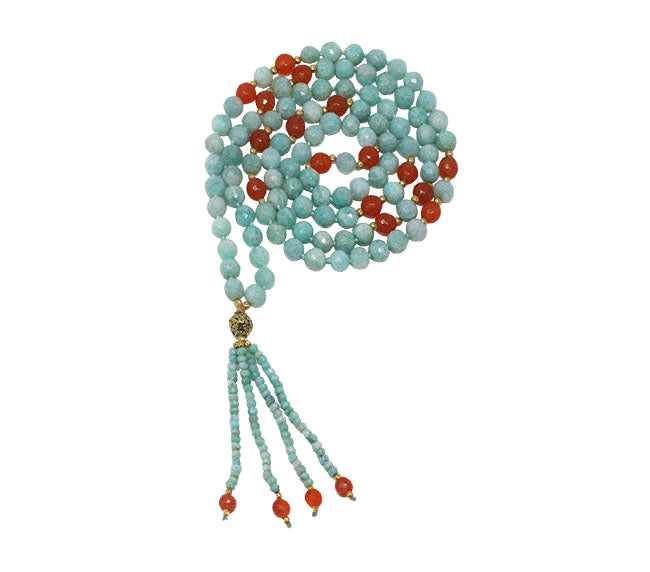 Amazonite Mala