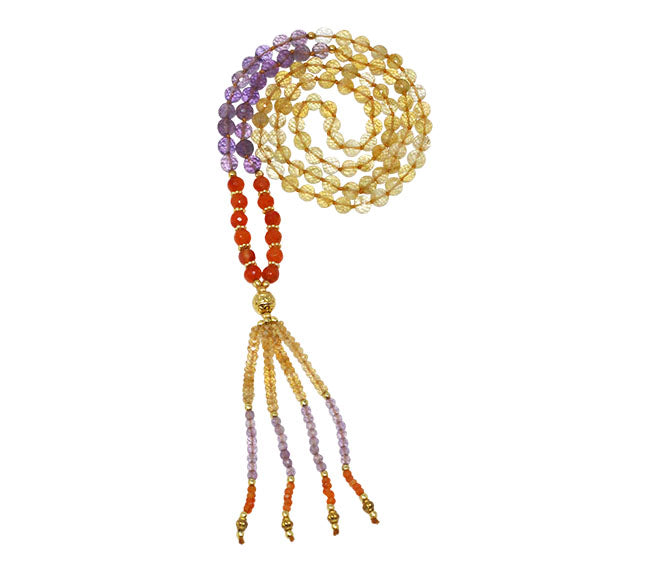 Amethyst & Citrine Mala