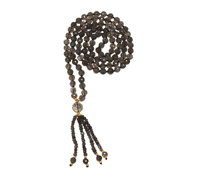 Smoky Quartz Mala