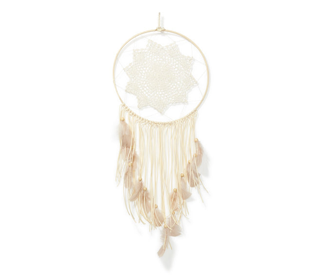Large Dream Catcher - Natural Tassel