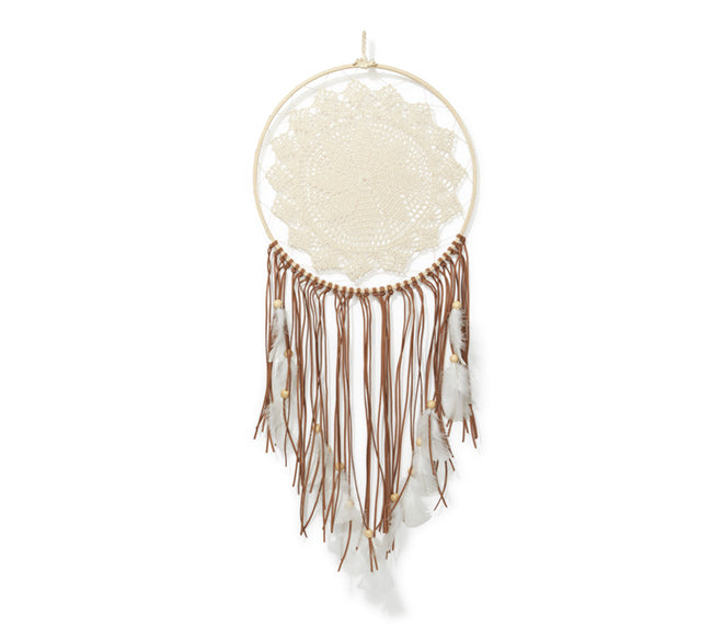 Large Dream Catcher - Brown Tassel