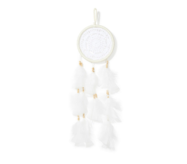 Mini Dream Catcher - White