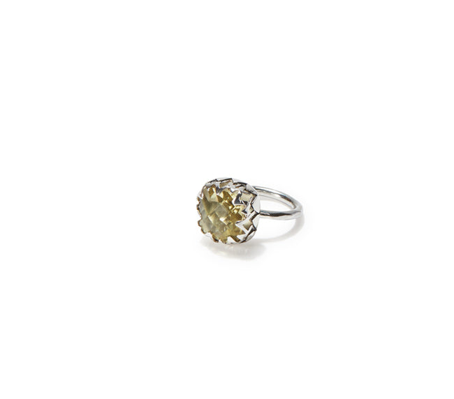 Lemon Quartz Ring