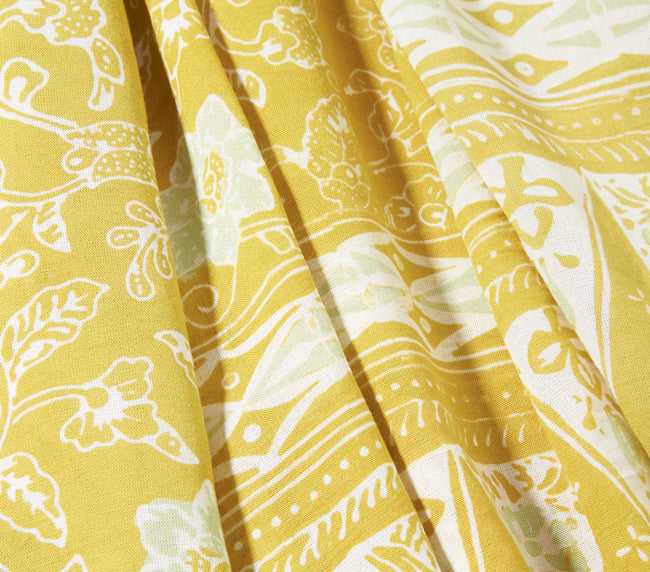 Yellow Tassel Sarong