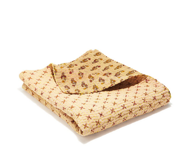 Small Kantha Quilt - Chestnut Lilly