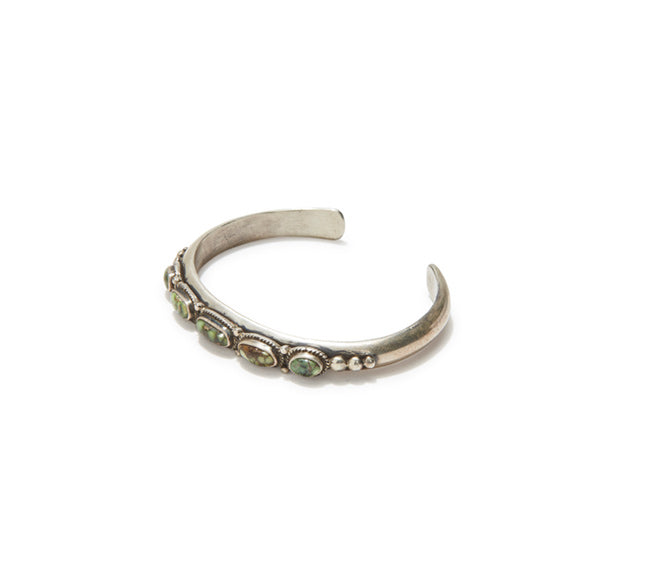 Turquoise Cuff - Small Horizontal Oval