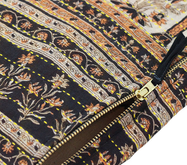 Small Kantha Pouch - Quilted
