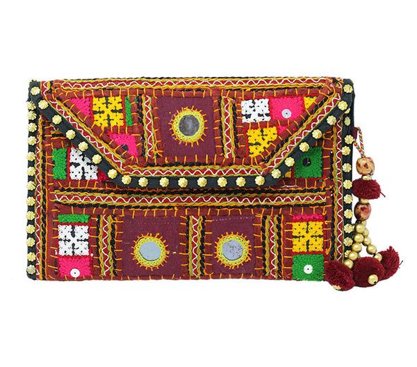 Recycled Sari Clutch