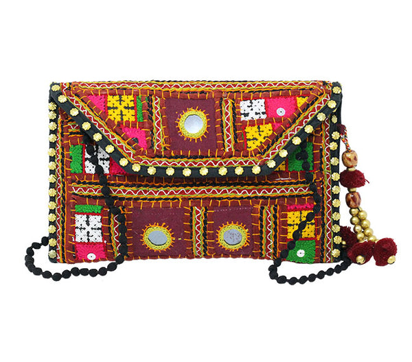 Recycled Sari Clutch