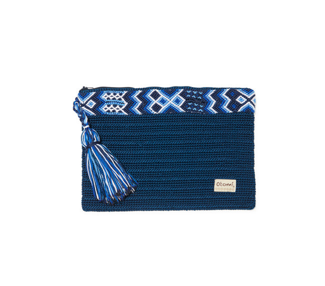 Chiapas Clutch Handbag - Blue