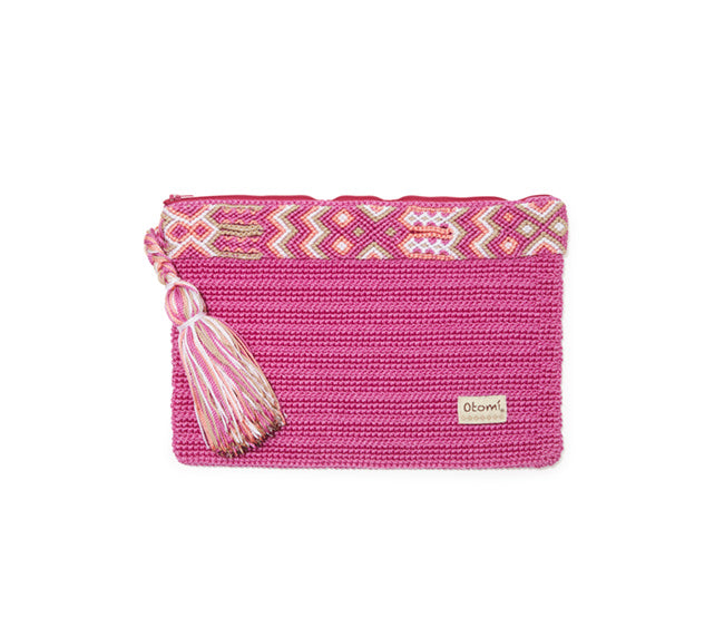 Chiapas Clutch Handbag - Pink